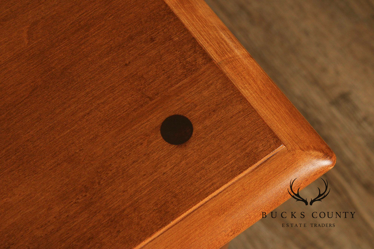 Ethan Allen Queen Anne Style Maple End Table