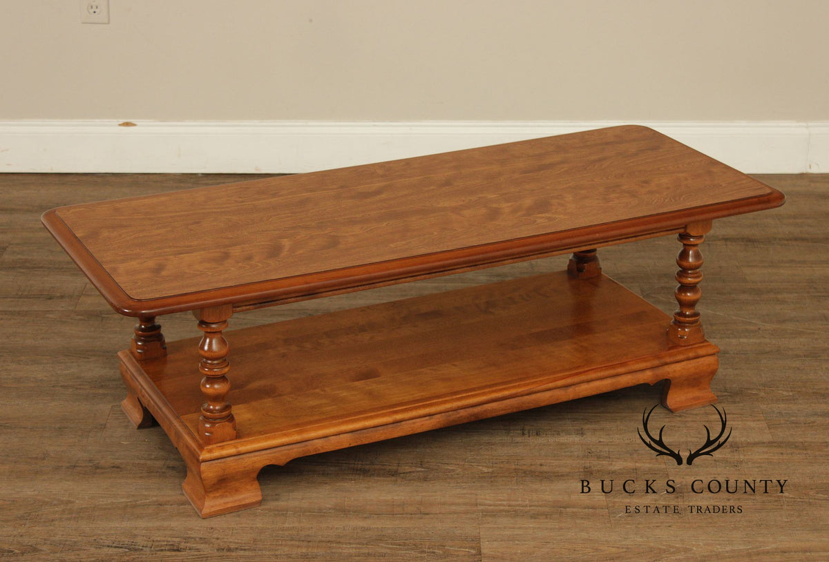 Ethan Allen Heirloom Maple Coffee Table