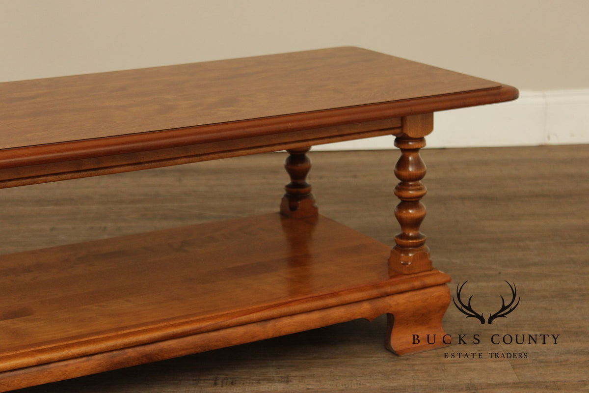 Ethan Allen Heirloom Maple Coffee Table