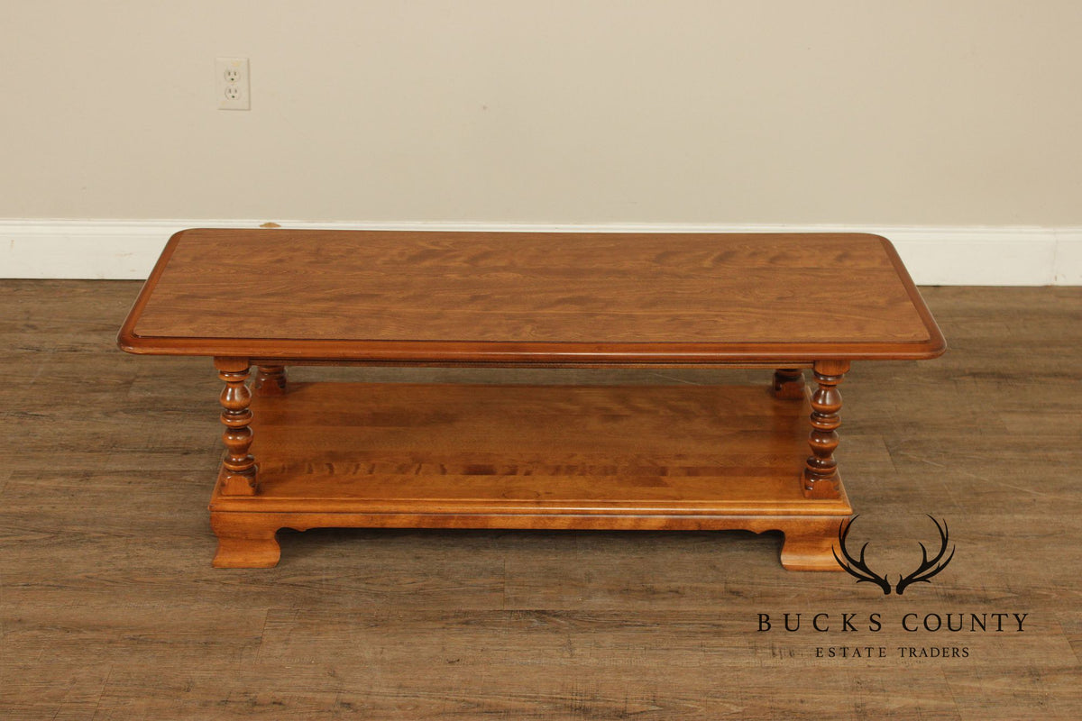 Ethan Allen Heirloom Maple Coffee Table