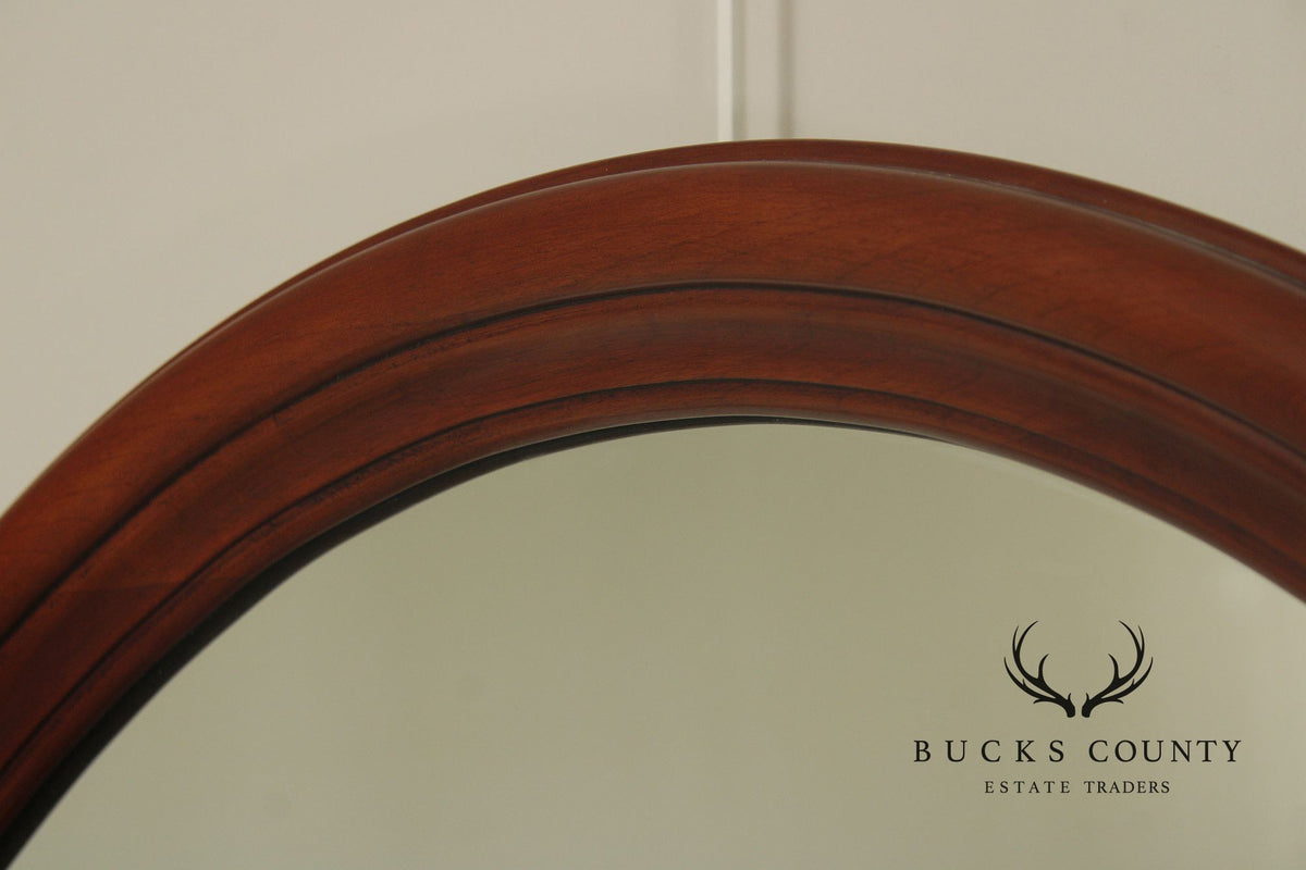 Henkel Harris Oval Cherry Wall Mirror