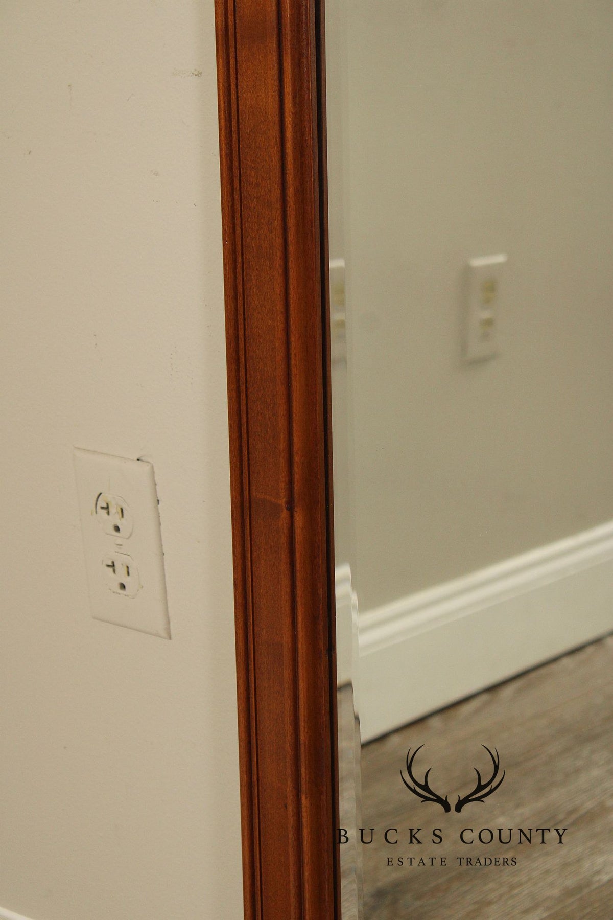 Lexington Traditional Cherry Frame Wall Mirror