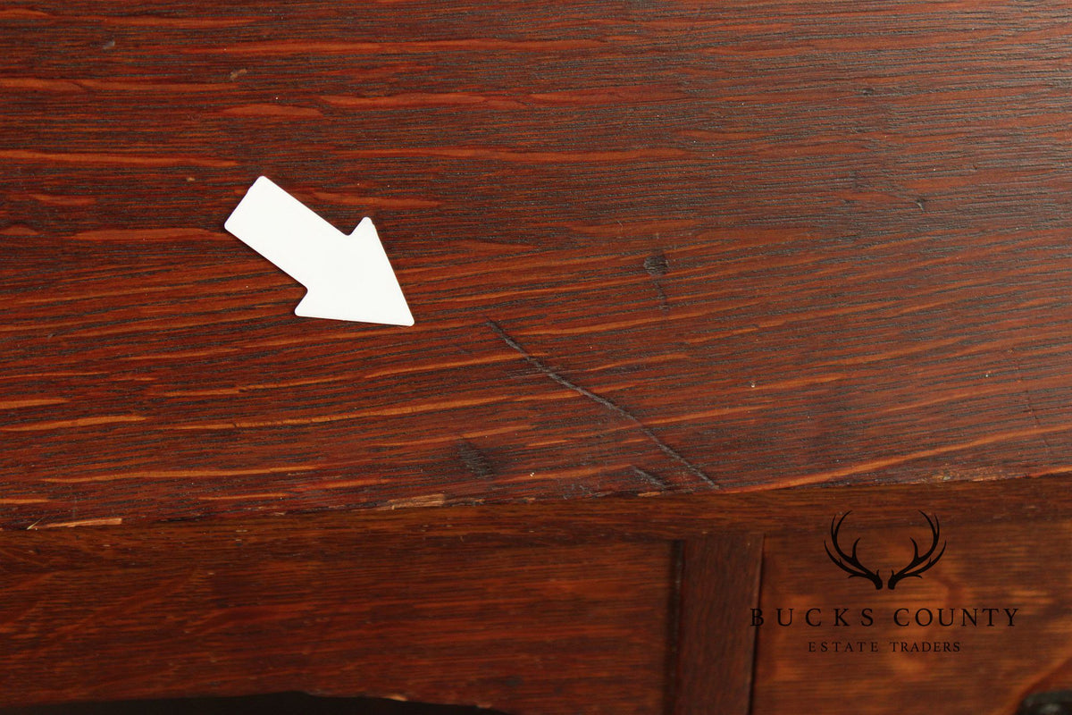 Lifetime Antique Mission Oak Drop Front Secretary Desk