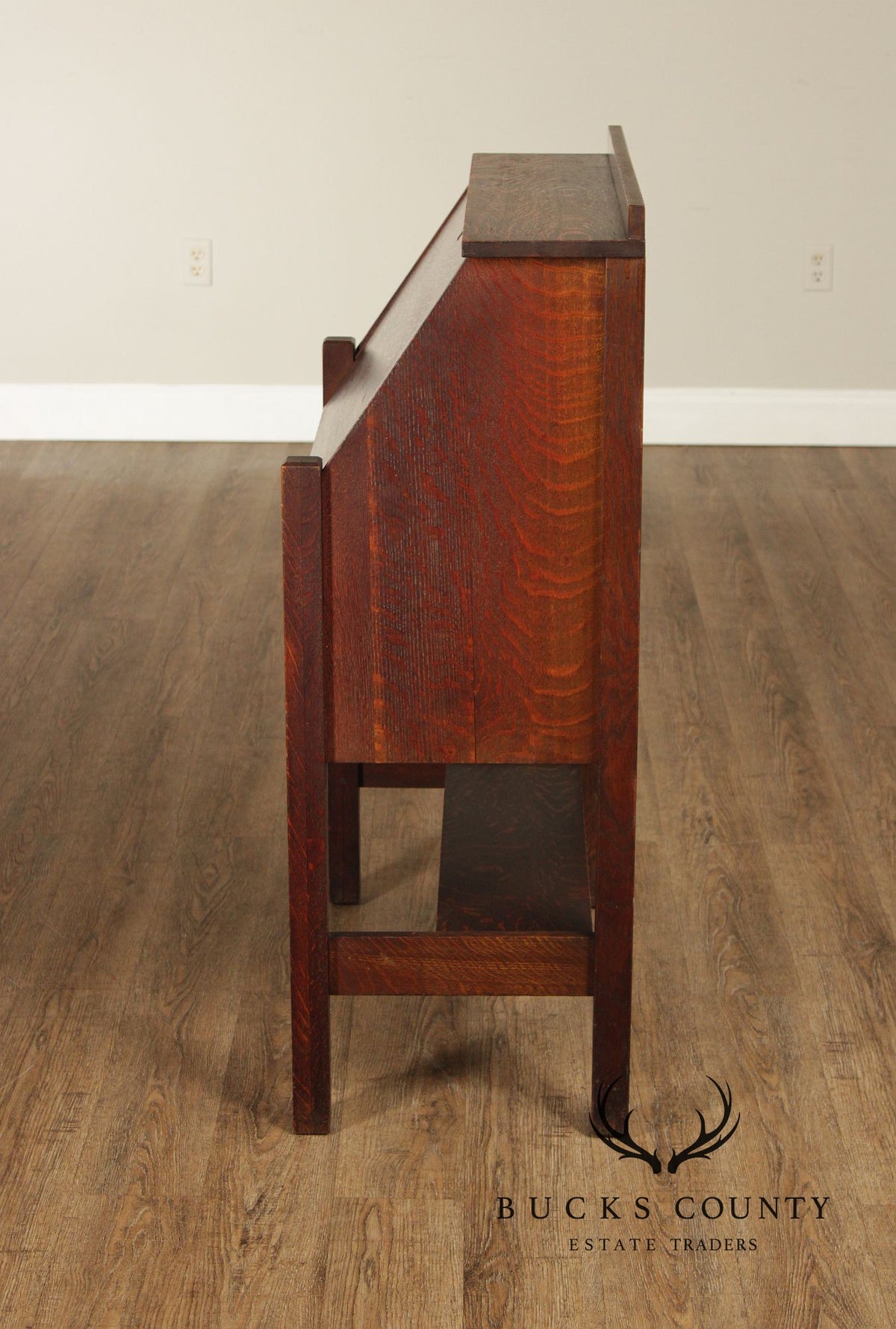 Lifetime Antique Mission Oak Drop Front Secretary Desk
