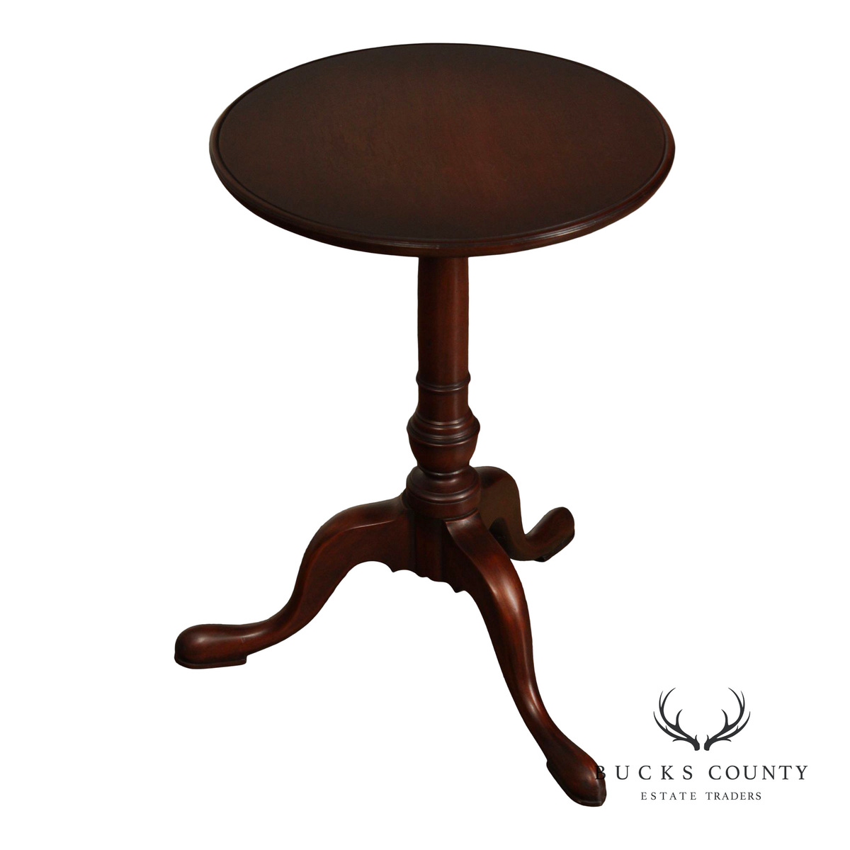 Robert Whitley Queen Anne Style Cherry Candle Stand
