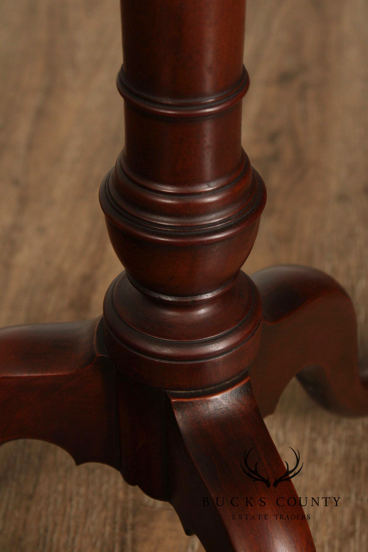 Robert Whitley Queen Anne Style Cherry Candle Stand