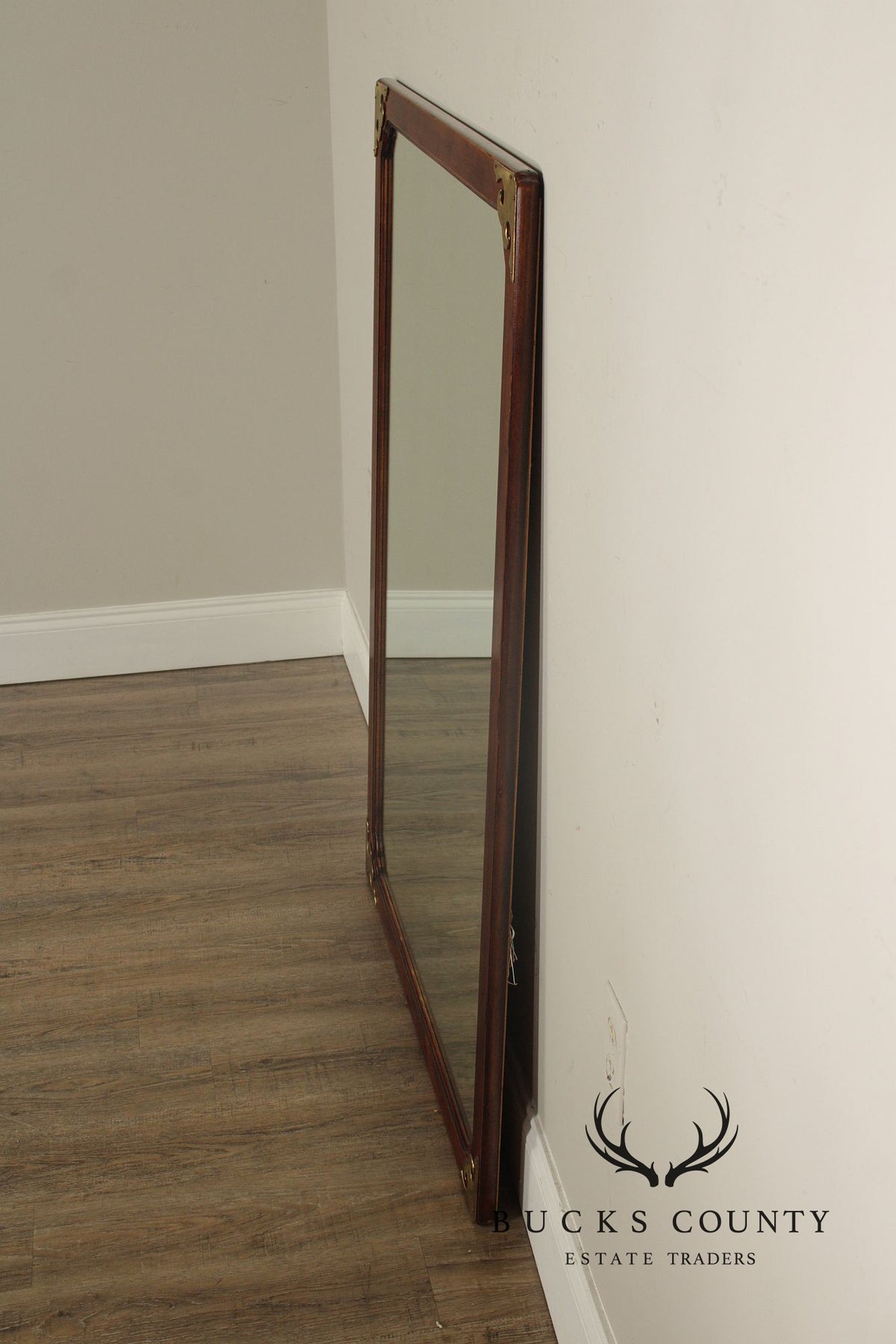 Henredon Chinoiserie Mahogany Wall Mirror