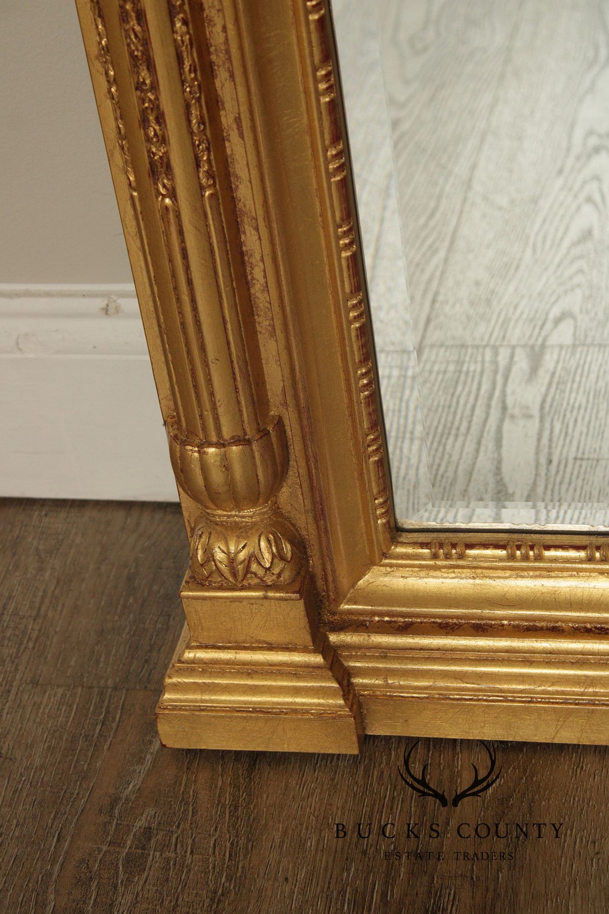 Henredon Neoclassical Style Giltwood Pier Mirror