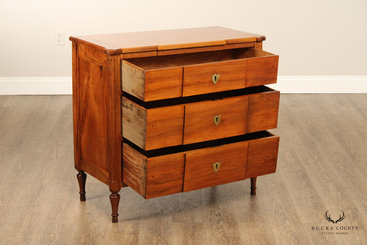 Antique French Directoire Style Walnut Chest of Drawers