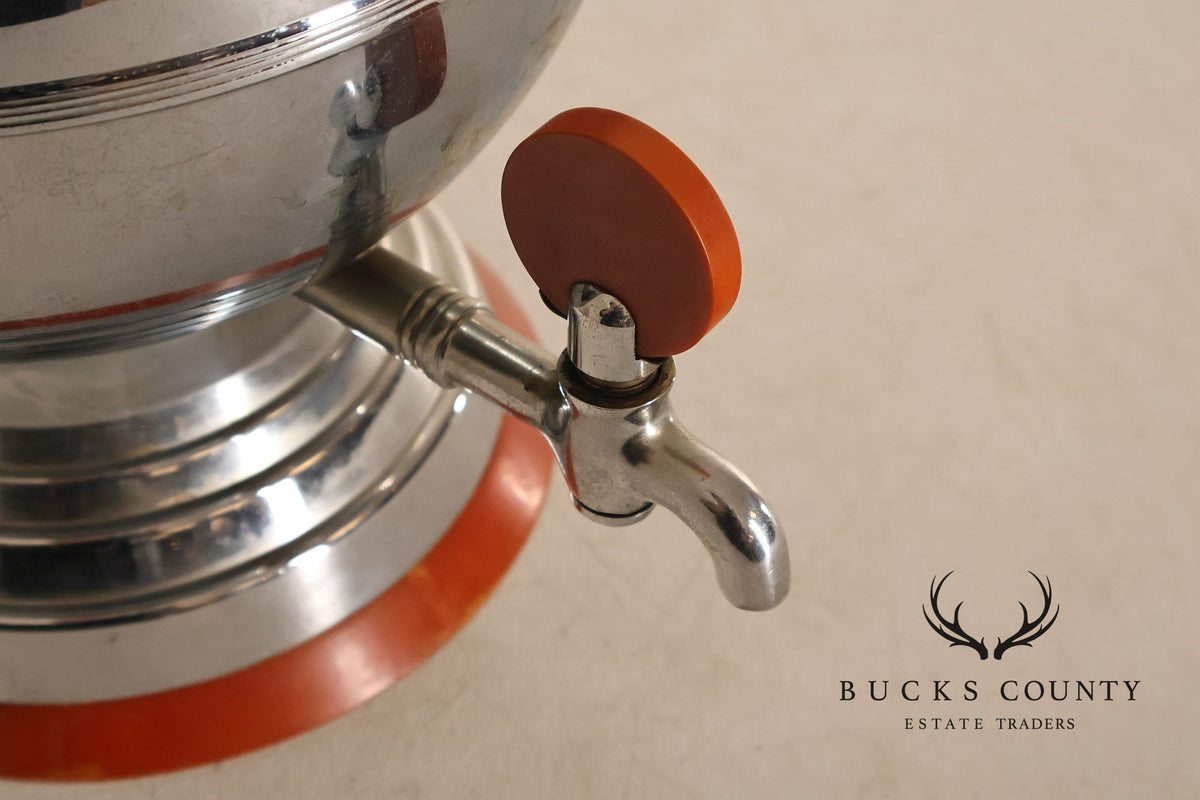 Manning-Bowman Chrome and Bakelite Coffee Percolator
