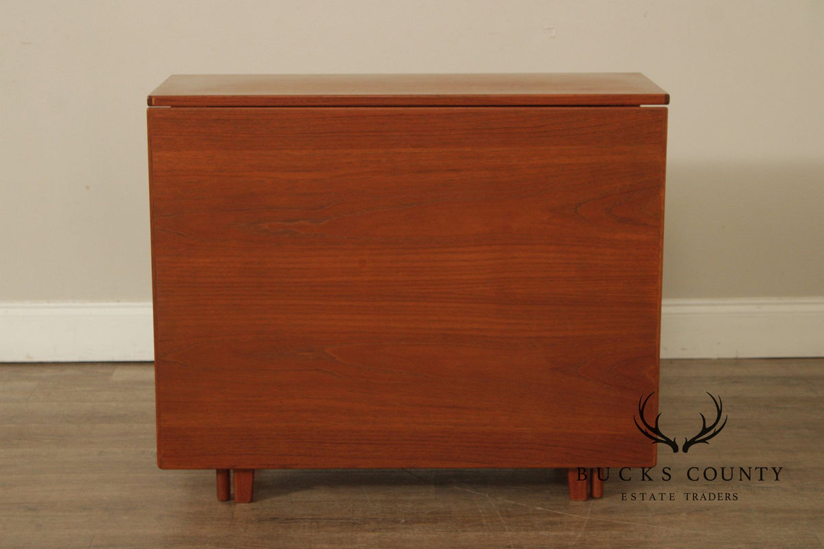 Kleppe Møbelfabrik Danish Modern Teak Drop-Leaf Dining Table