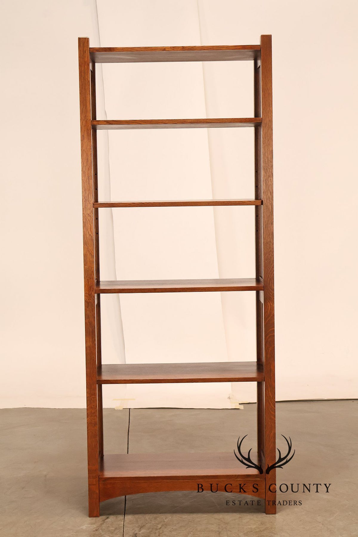 Stickley Mission Collection Oak Open Bookcase