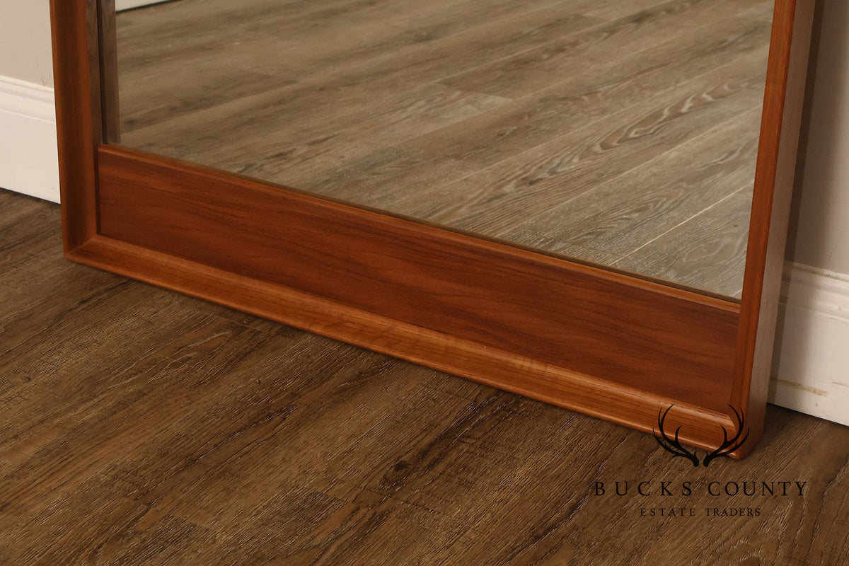 Danish Modern Vintage Teak Wall Mirror