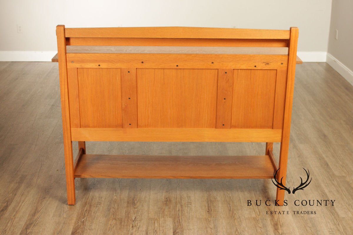 Warren Hile Studio Mission Oak Sideboard