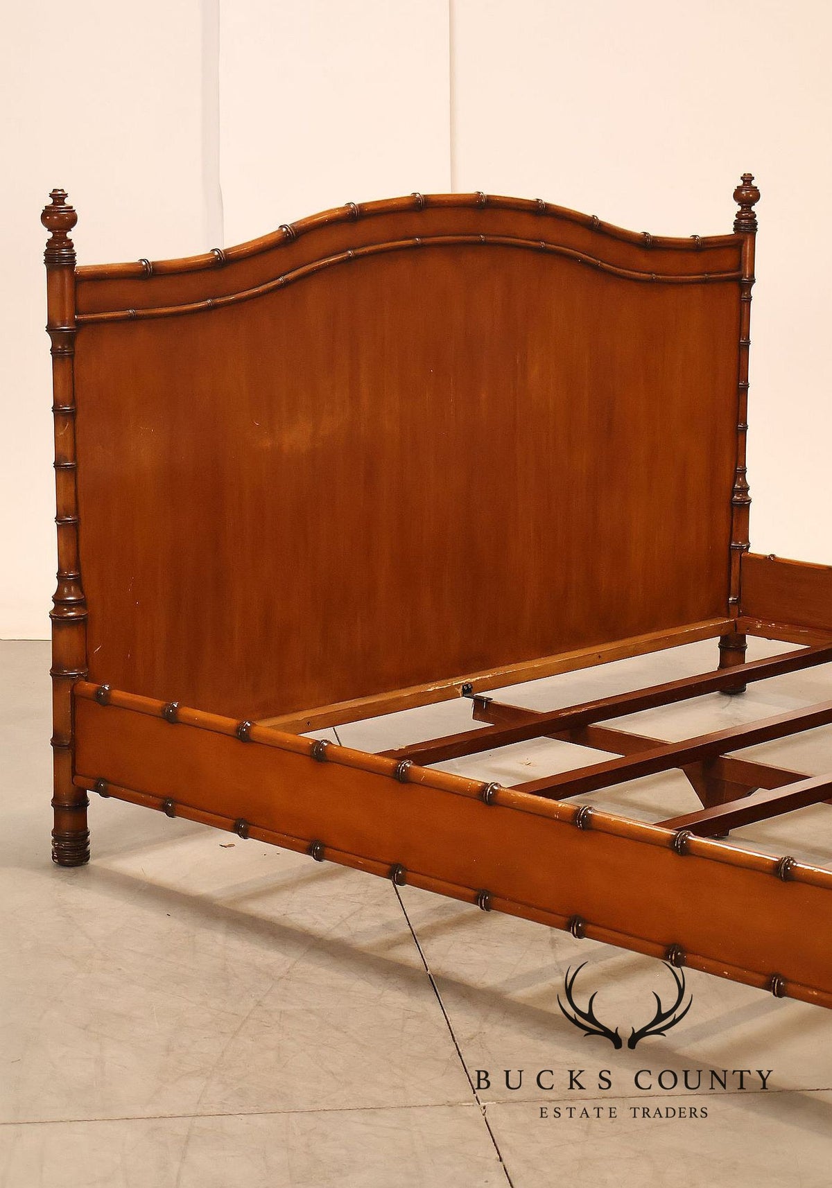 Williams Sonoma Faux Bamboo King Bedframe