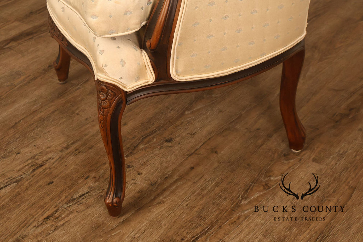 Ethan Allen French Louis XV Style Fauteuil Armchair