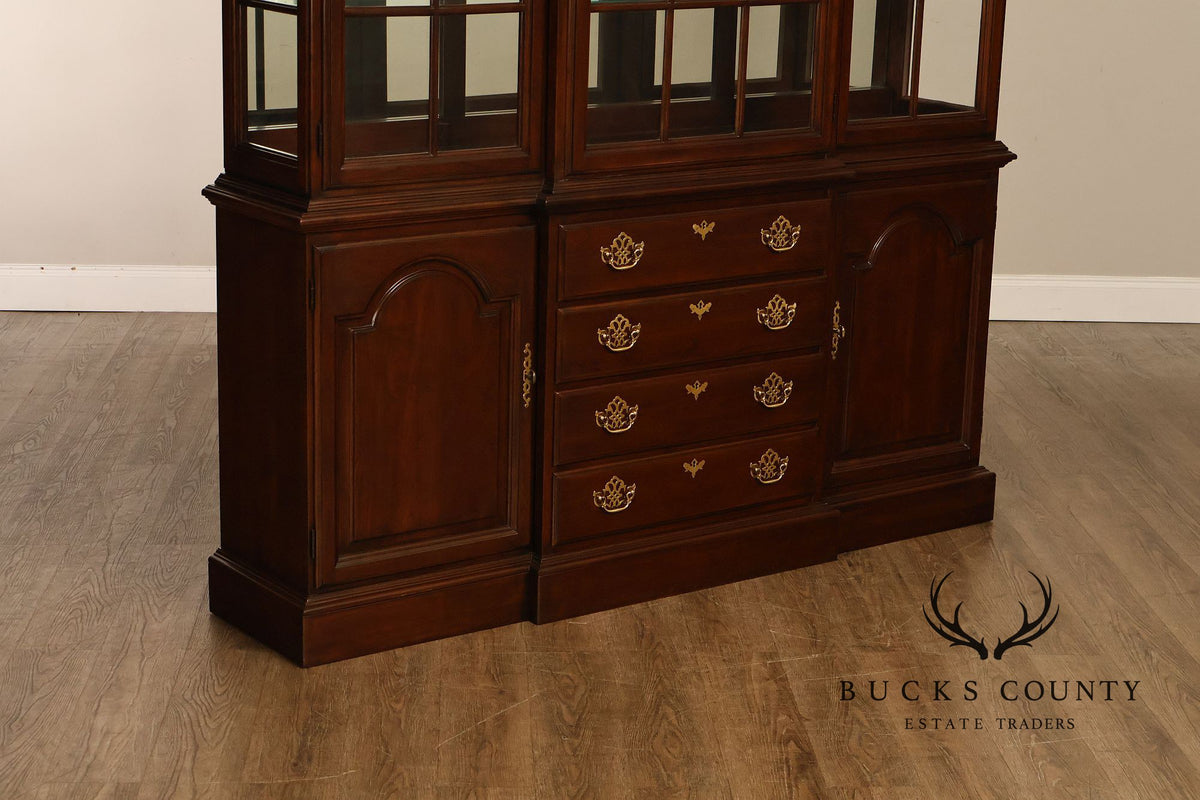 Harden Charleston Collection Cherry Breakfront China Cabinet