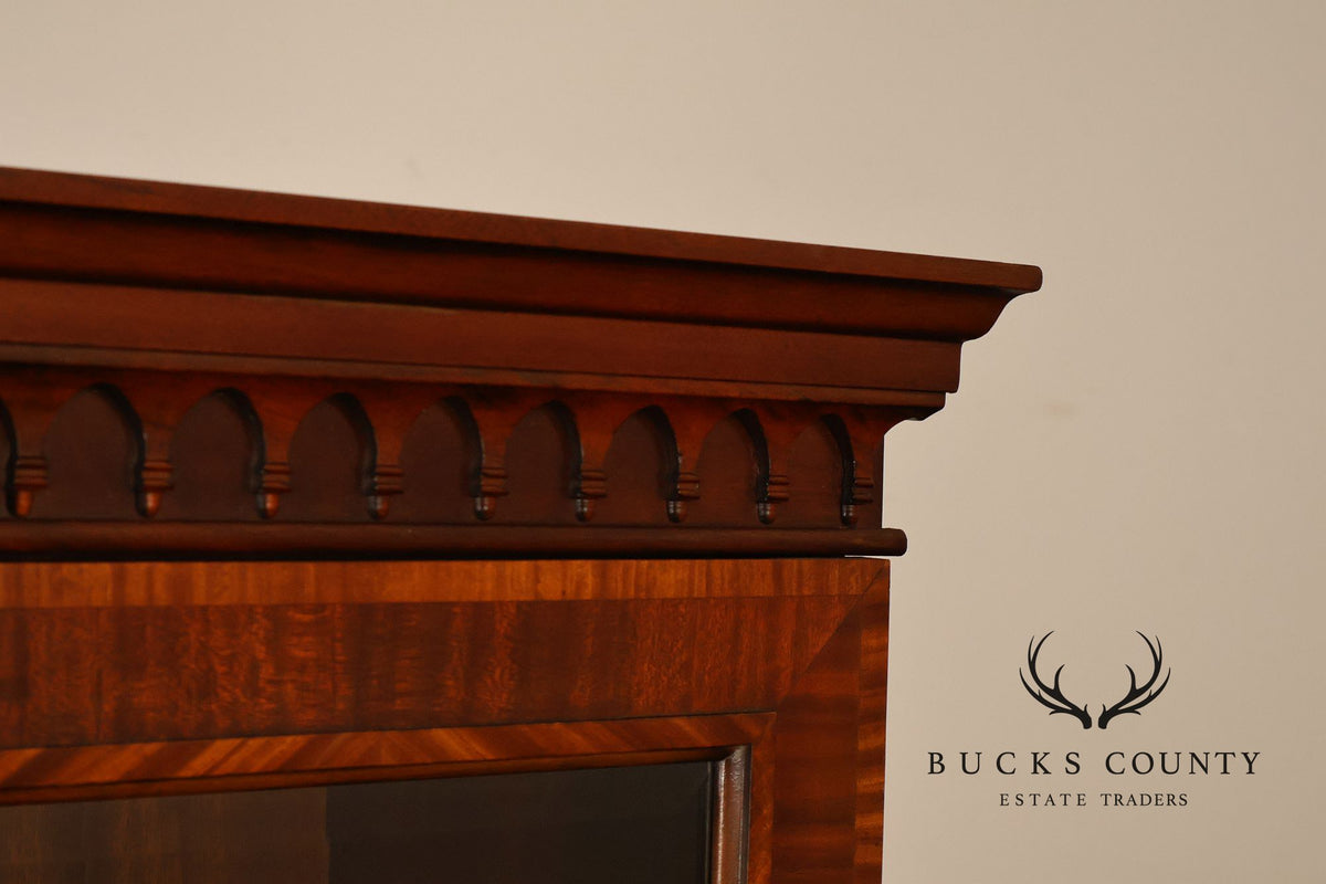 Councill Craftsmen Mahogany Breakfront China Cabinet