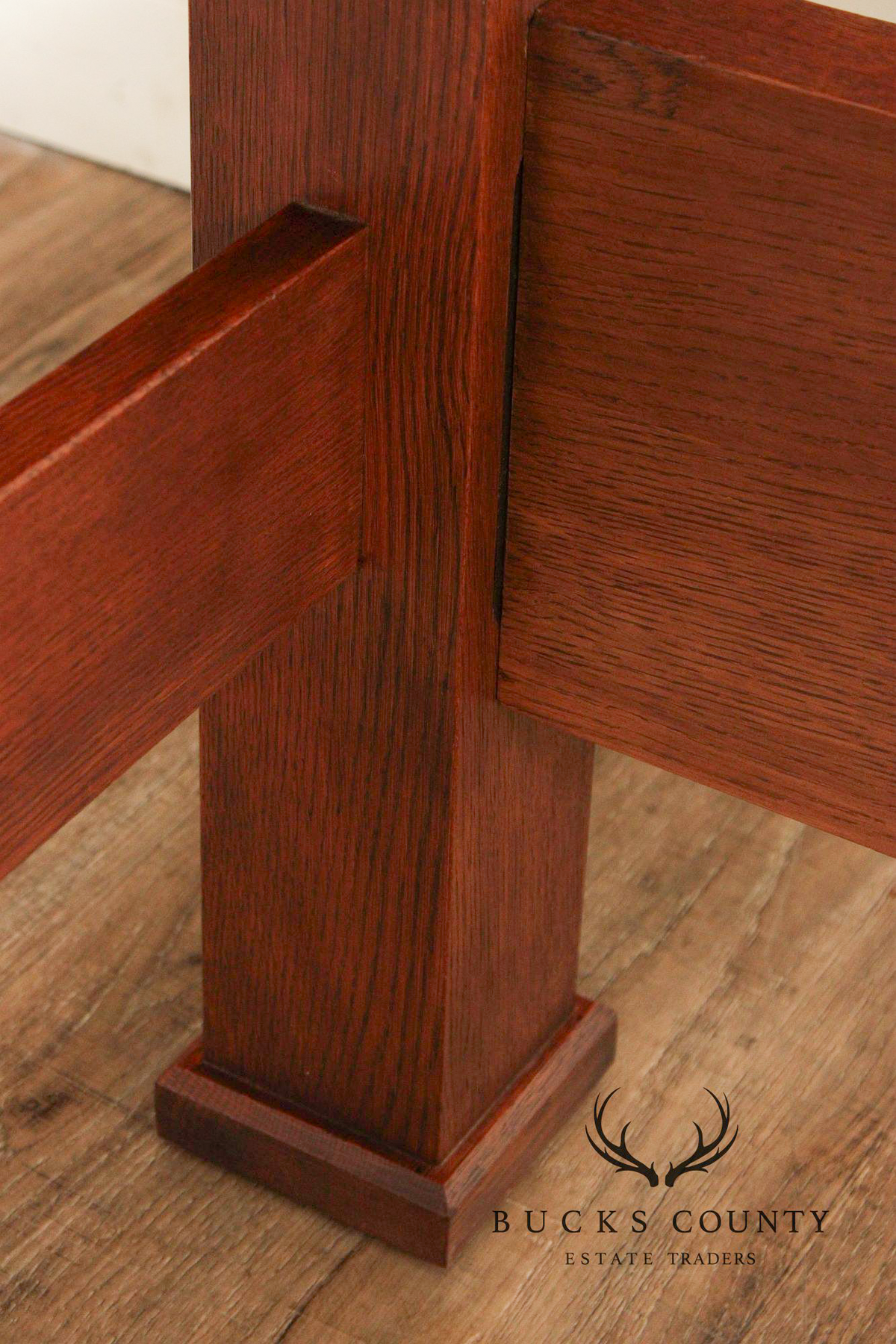Stickley Mission Collection Oak Queen Size Prairie Bed