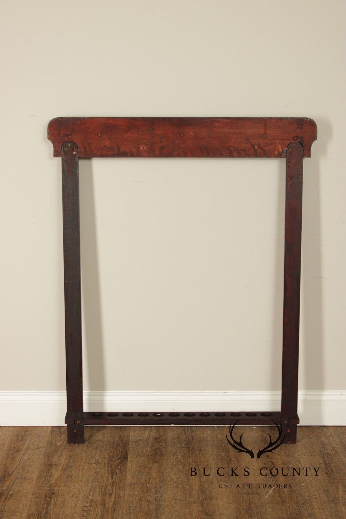 Antique Brunswick Balke Collender Company Billiards Cue Rack