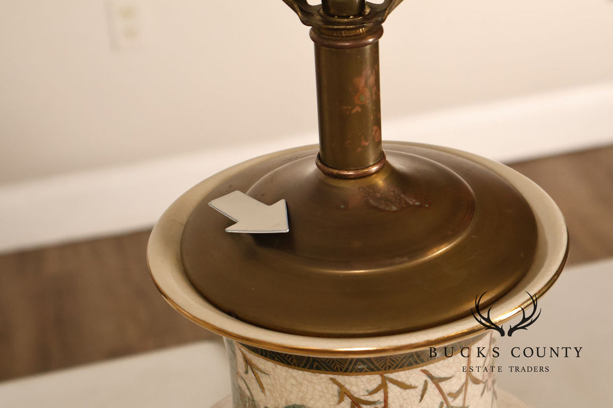 Japanese Style Porcelain Table Lamp