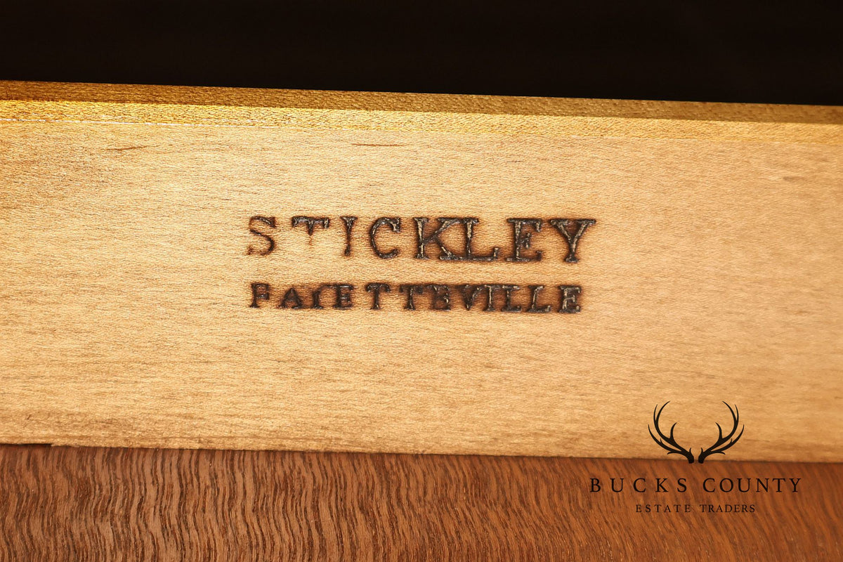 Stickley Chippendale Style Cherry Kneehole Desk