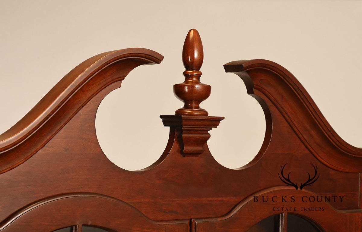 Pennsylvania House Chippendale Style Cherry Secretary Bookcase