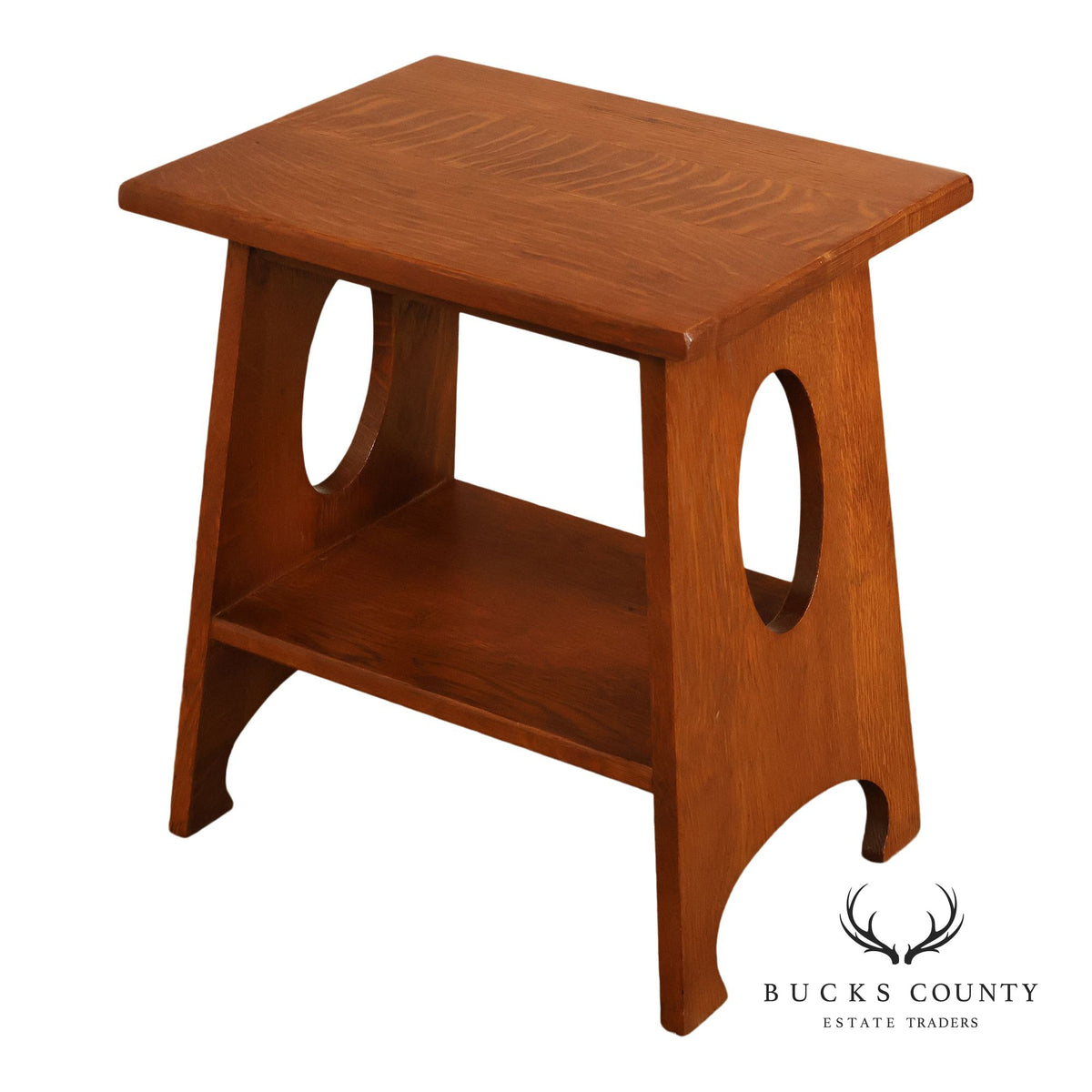 Arts And Crafts Mission Oak Tabouret