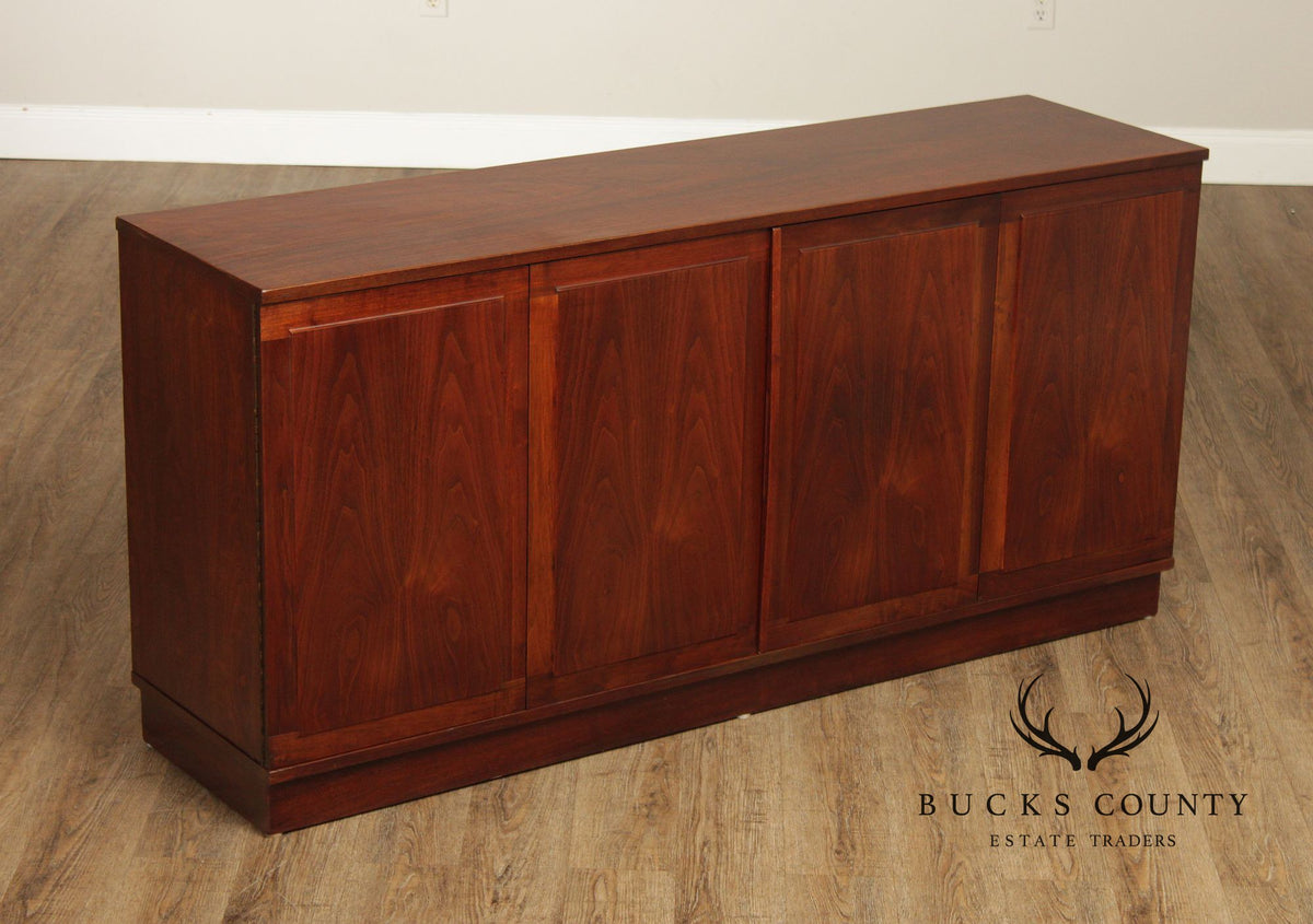 Jack Cartwright Mid-Century Modern Walnut Credenza Sideboard