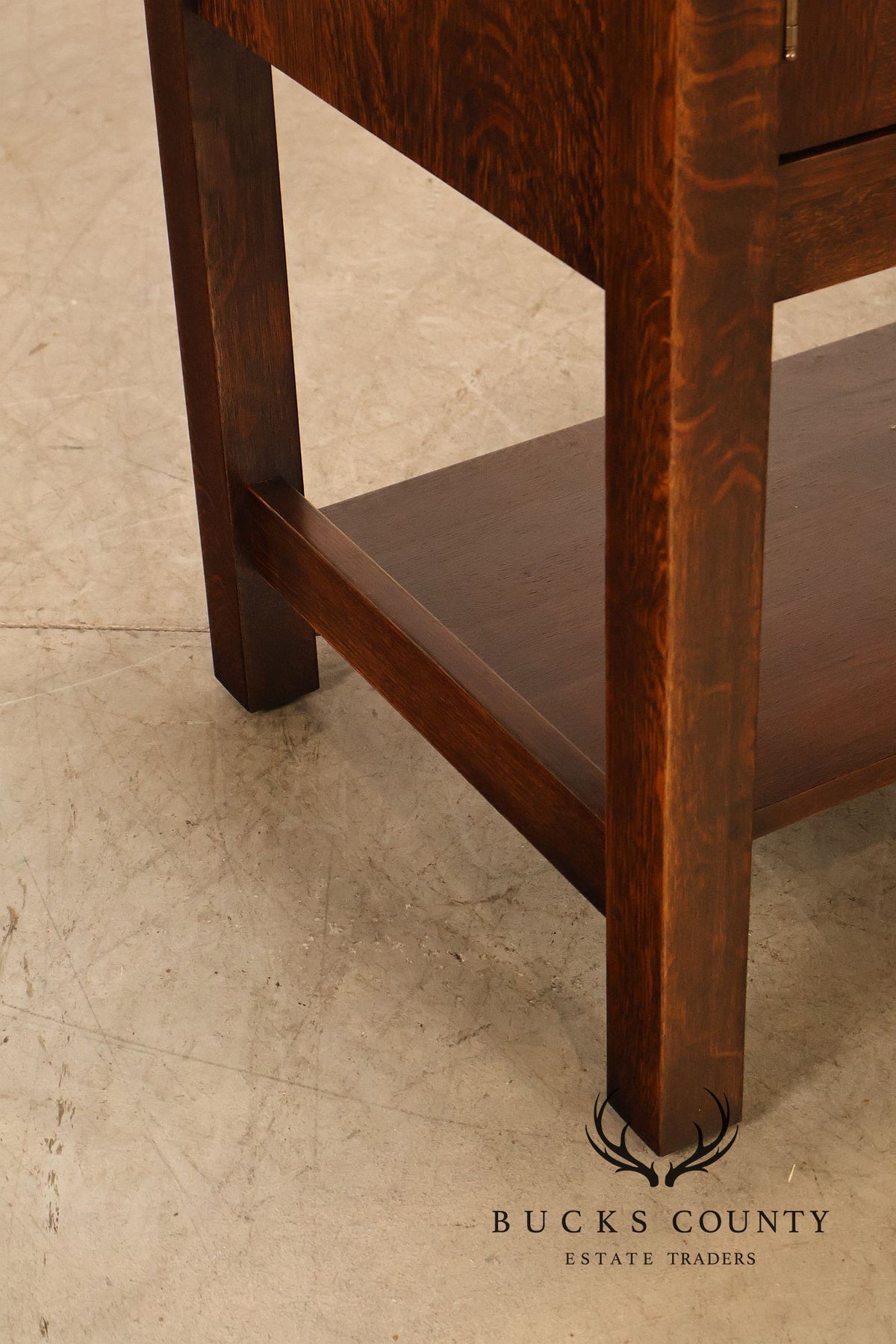 Stickley Mission Collection Oak Sideboard Server With Gallery Back