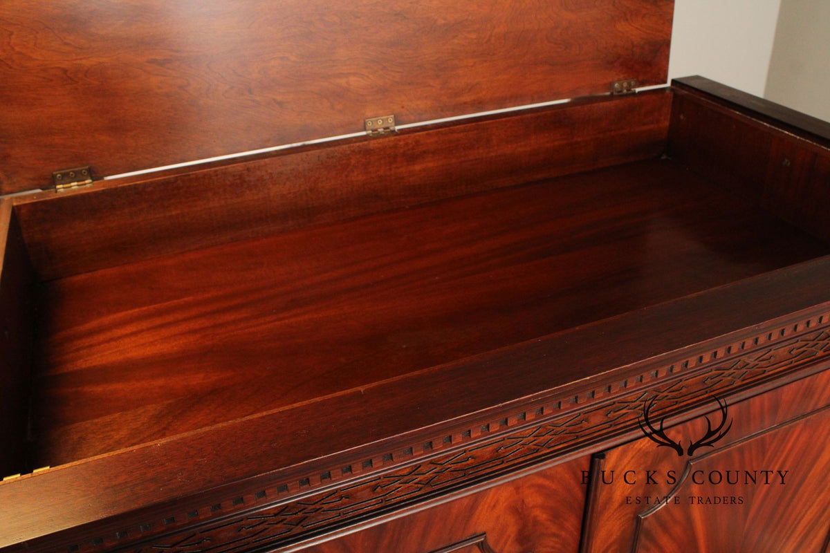 Henkel Harris Georgian Style Mahogany Armoire