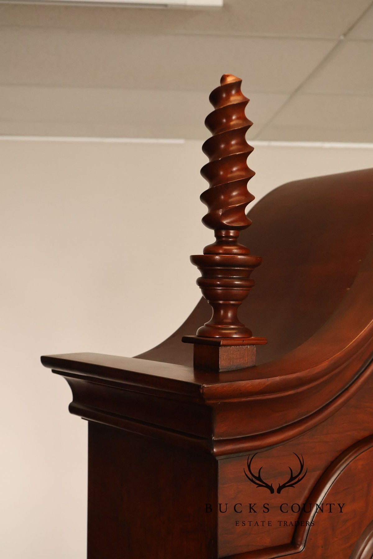 Wright Table Company New England Cherry Secretary Desk Bookcase