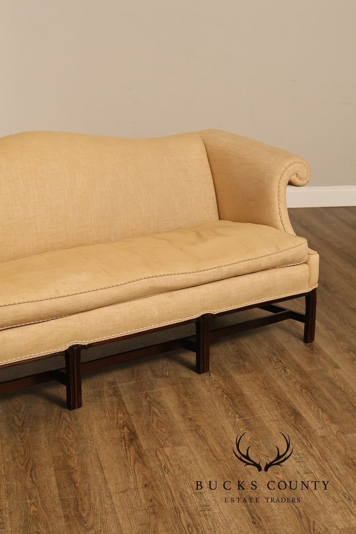 Hickory Chair Chippendale Style Camelback Sofa
