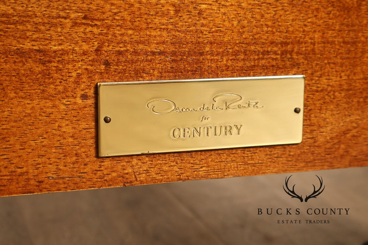 Oscar De La Renta For Century Furniture Mahogany King Size Poster Bed