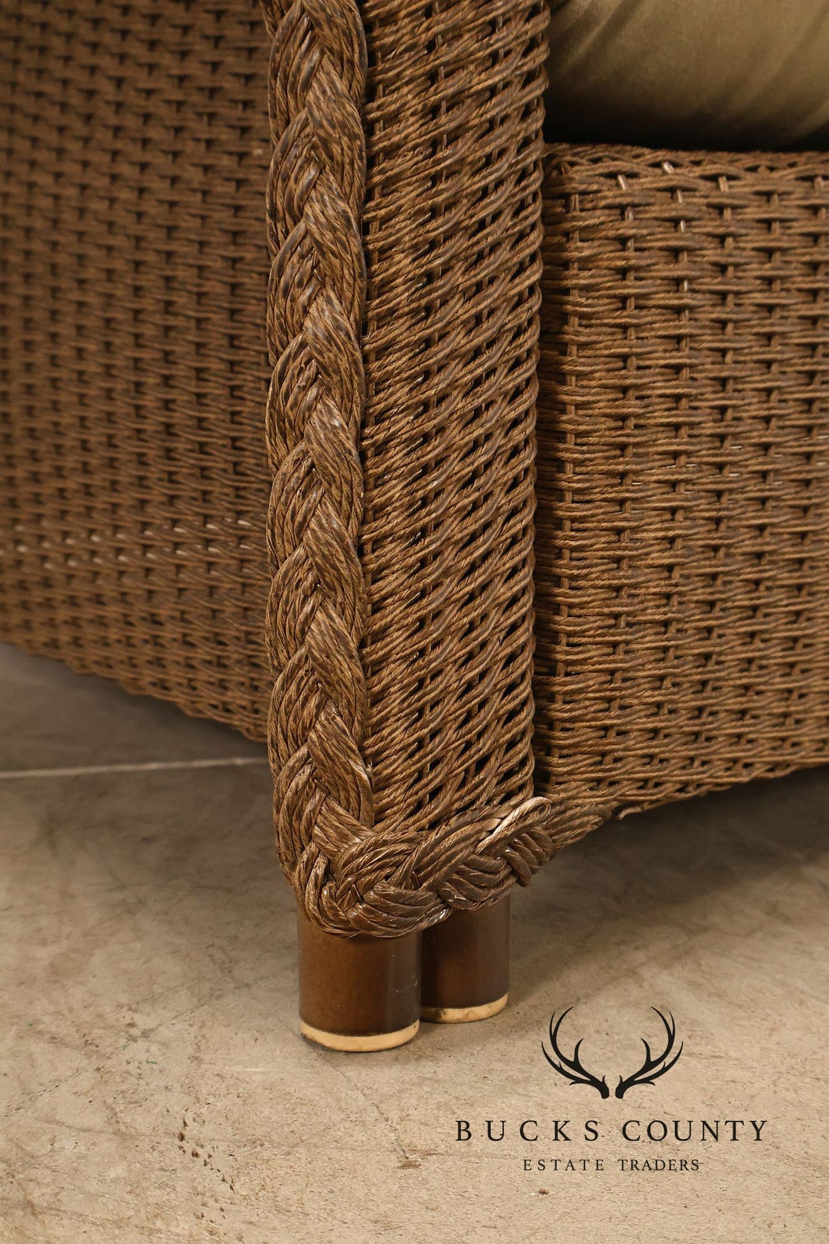 Lloyd Flanders 'Reflections' Outdoor Wicker Ottoman