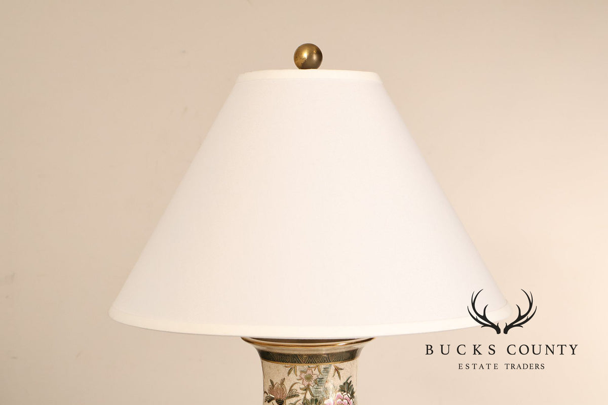 Japanese Style Porcelain Table Lamp