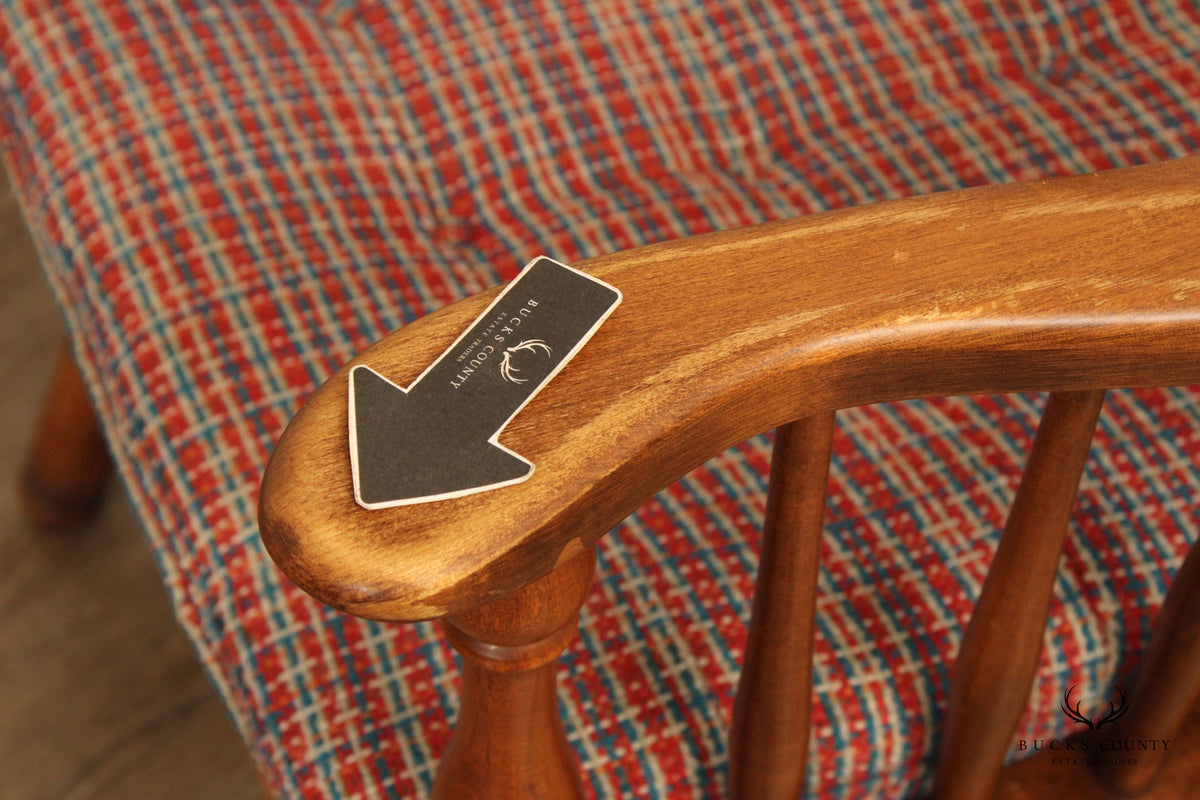 Heywood Wakefield Pair of Maple Windsor Writing Chairs