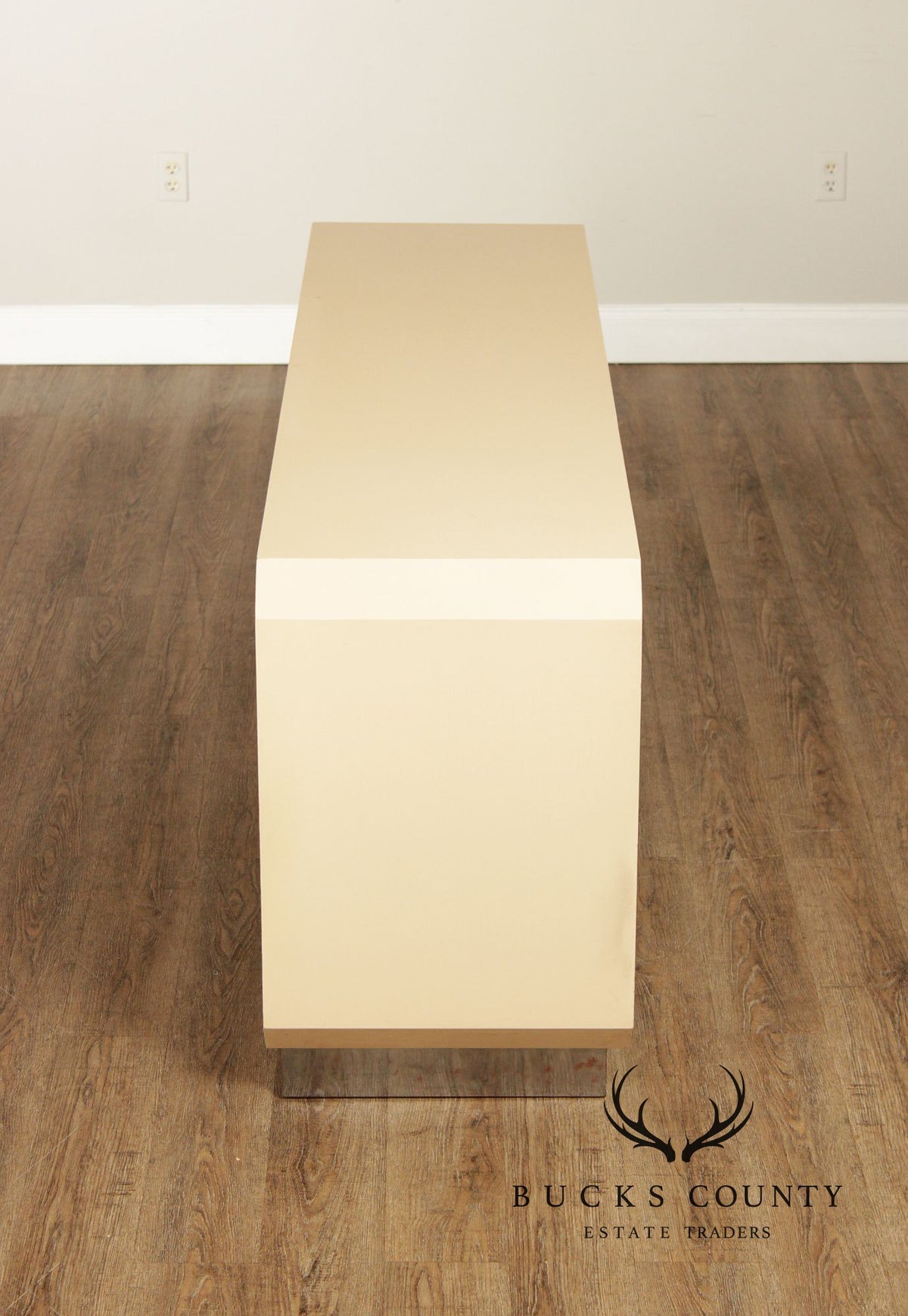 Pace Collection Mid Century Modern Burlwood and Lacquered Chest of Long Dresser Sideboard