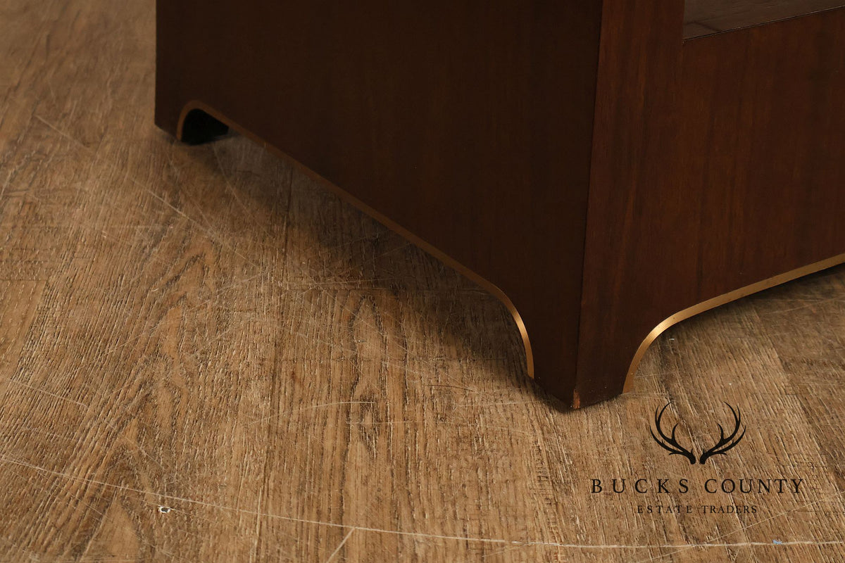 Classic Modern Pair Of Single Drawer Nightstands