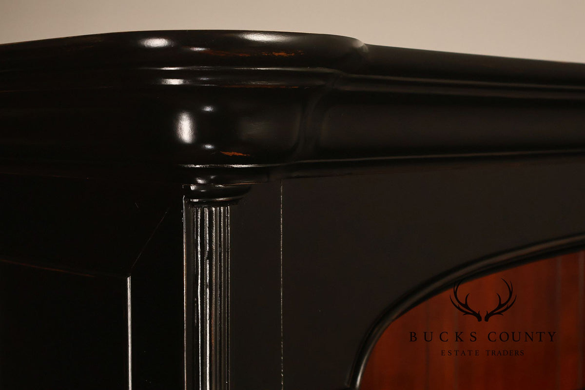 Hooker Furniture 'Indigo Creek' Ebonized Buffet Bookcase