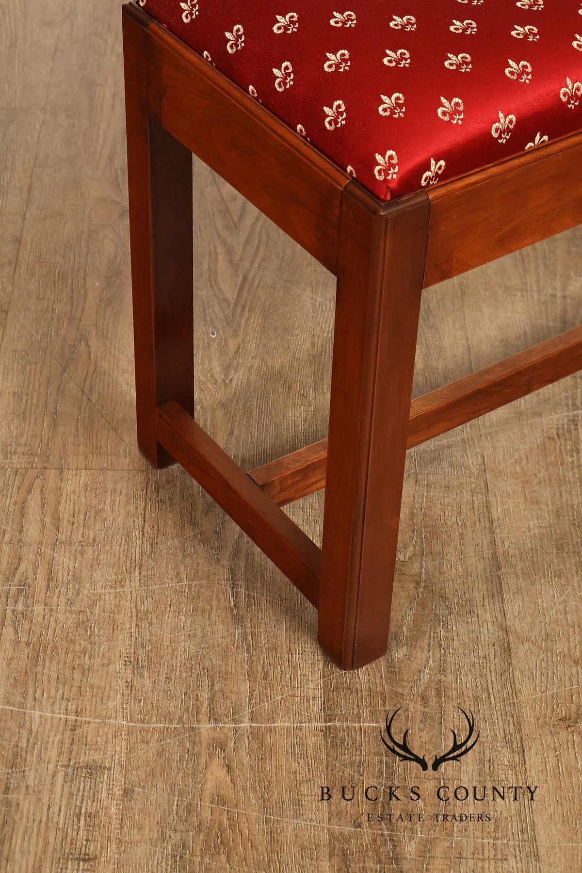 The Bartley Collection Chippendale Style Mahogany Window Bench