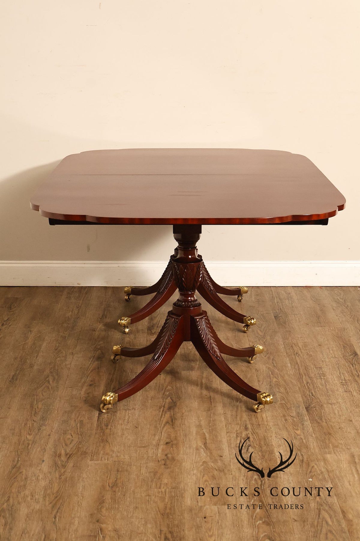 Kindel 'Winterthur' Double Pedestal Mahogany Dining Table