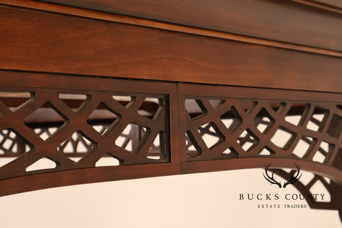 National Mt. Airy Queen Cherry Four Poster Canopy Bed Frame