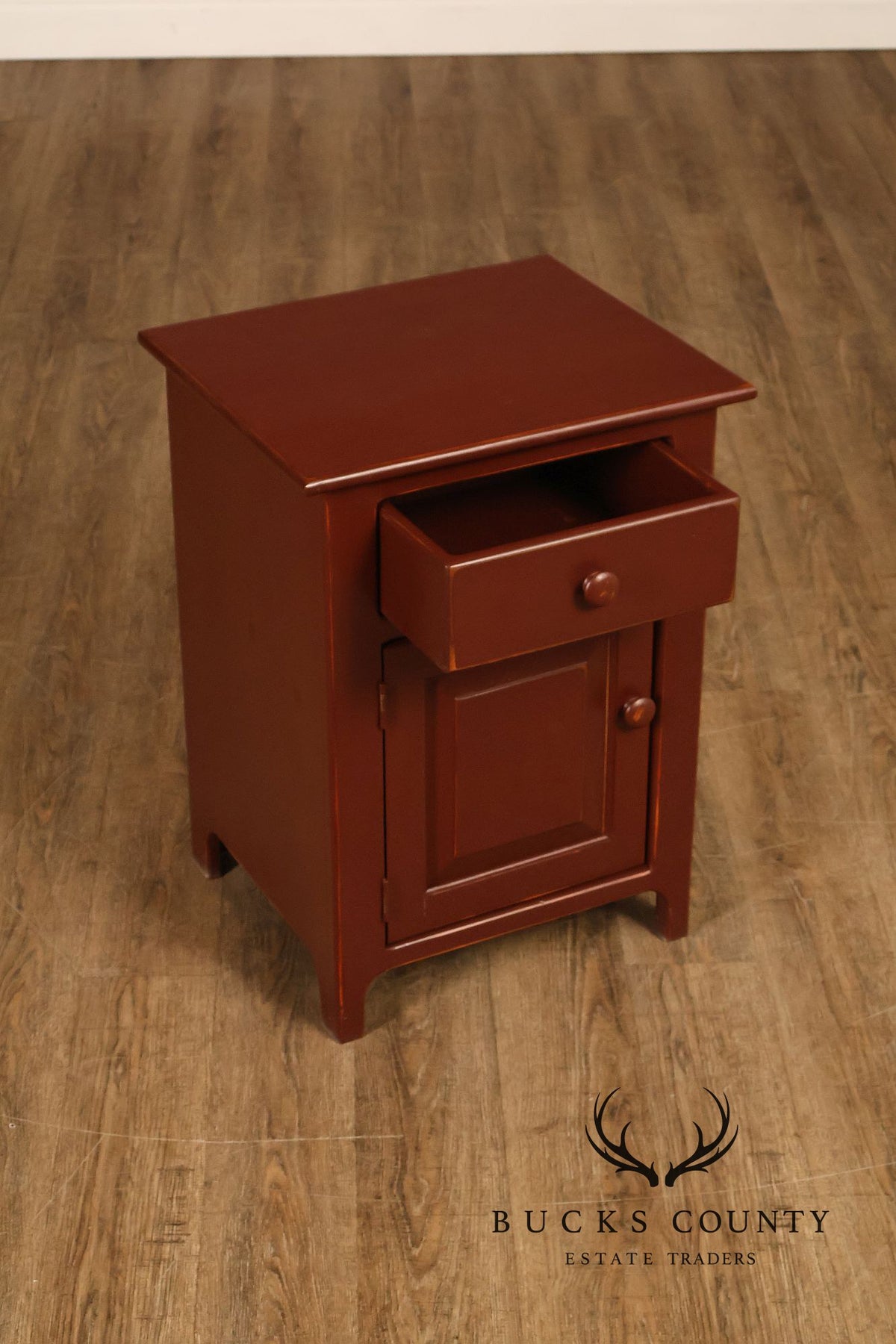 American Heritage Shaker Style Pair of Painted Nightstands