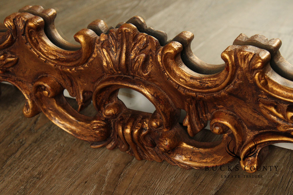 John Richard Rococo Style Gilt Carved Frame Wall Mirror