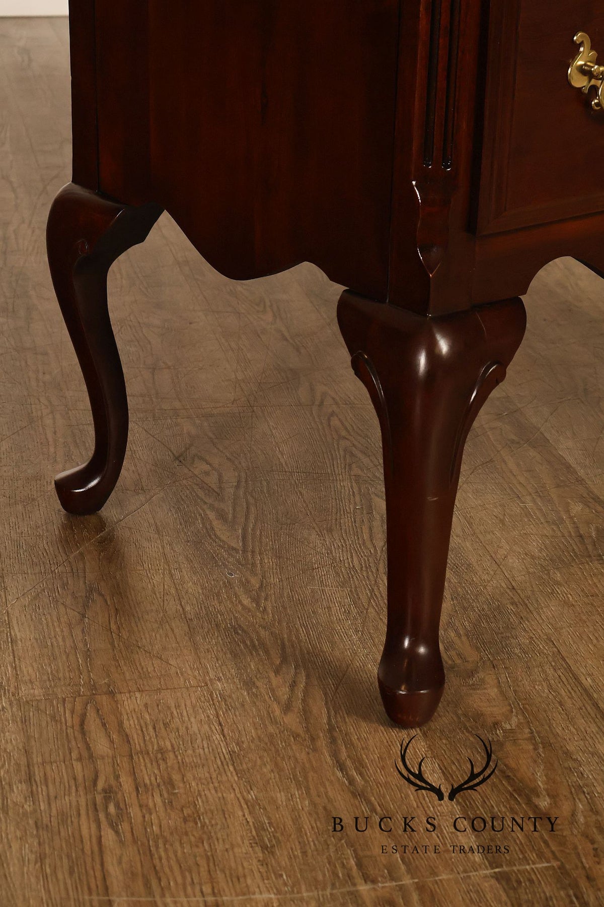 Sumter Cabinet Co. Queen Anne Style Cherry Highboy Dresser