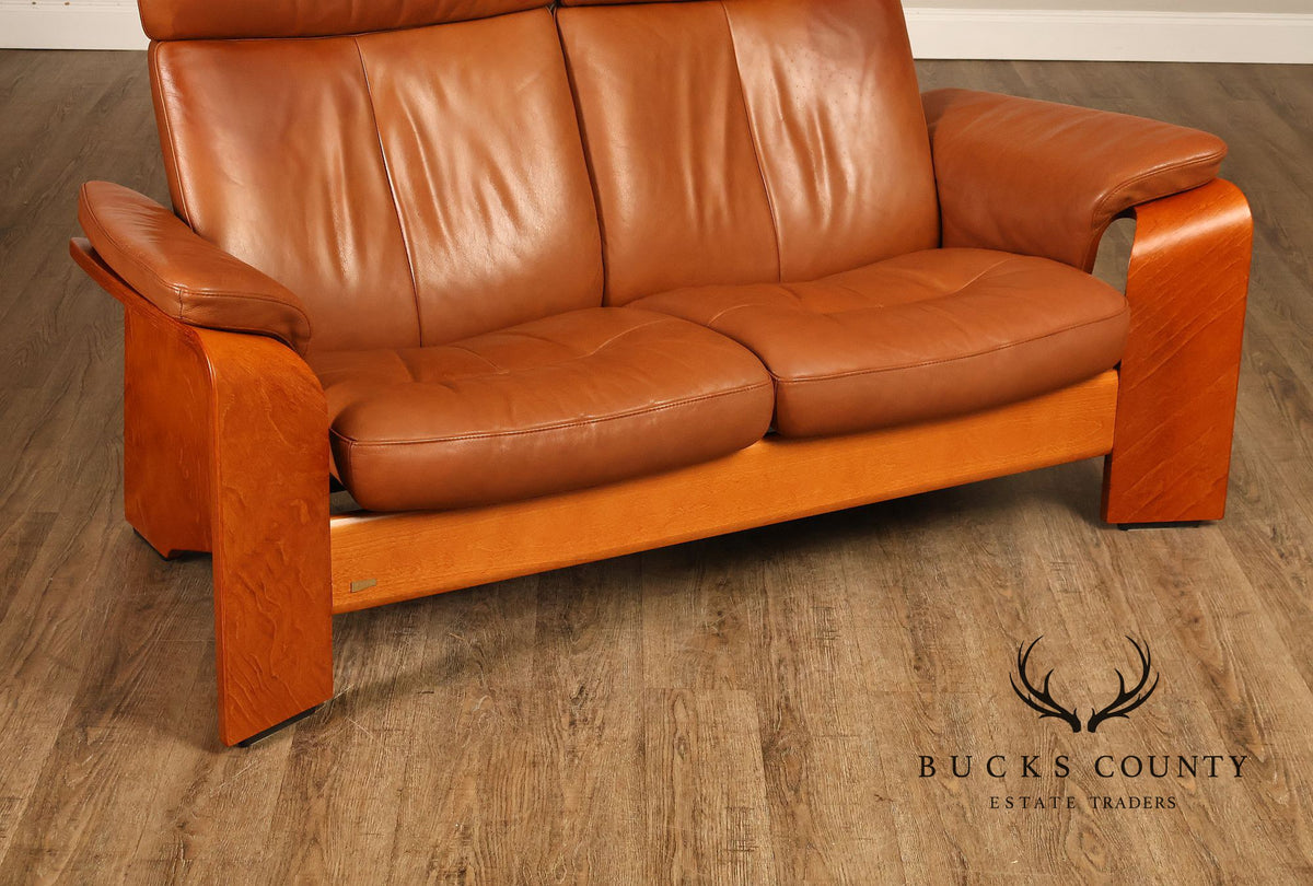 Ekornes Stressless Pegasus Leather Loveseat