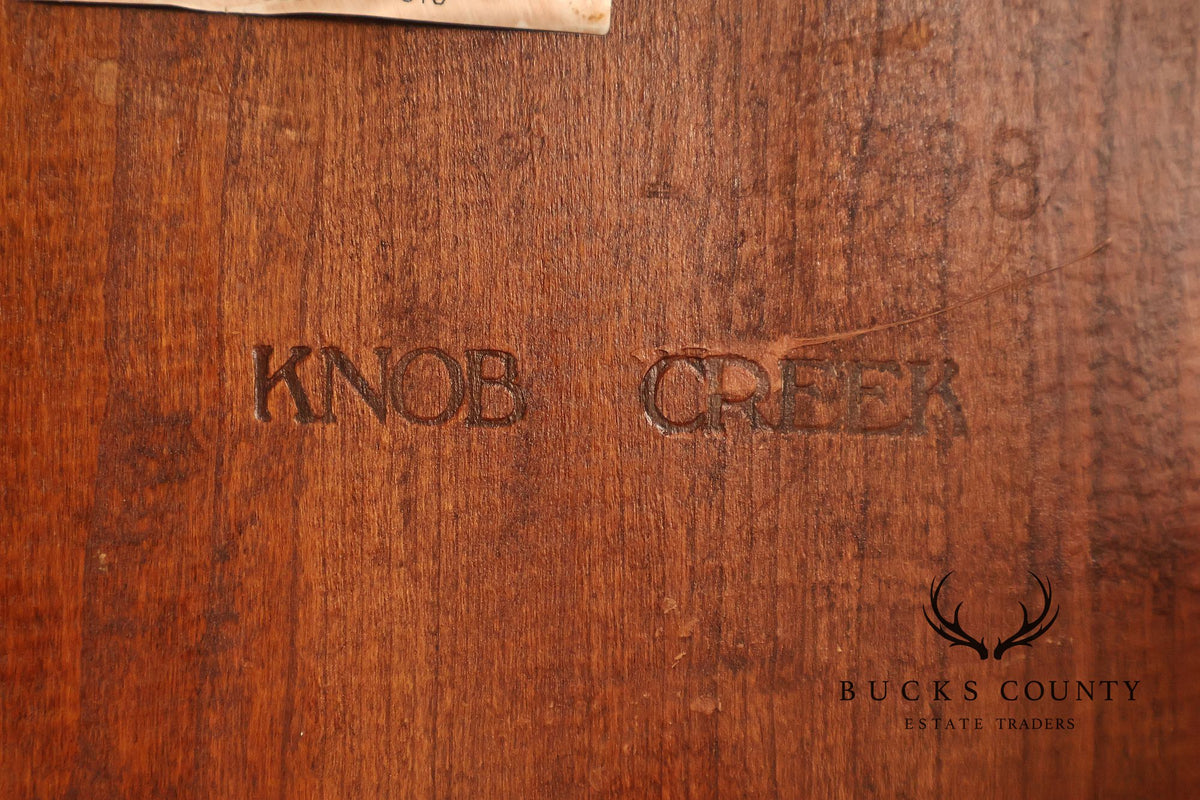 Knob Creek Set Of Three Windsor Fan Back Dining Chairs