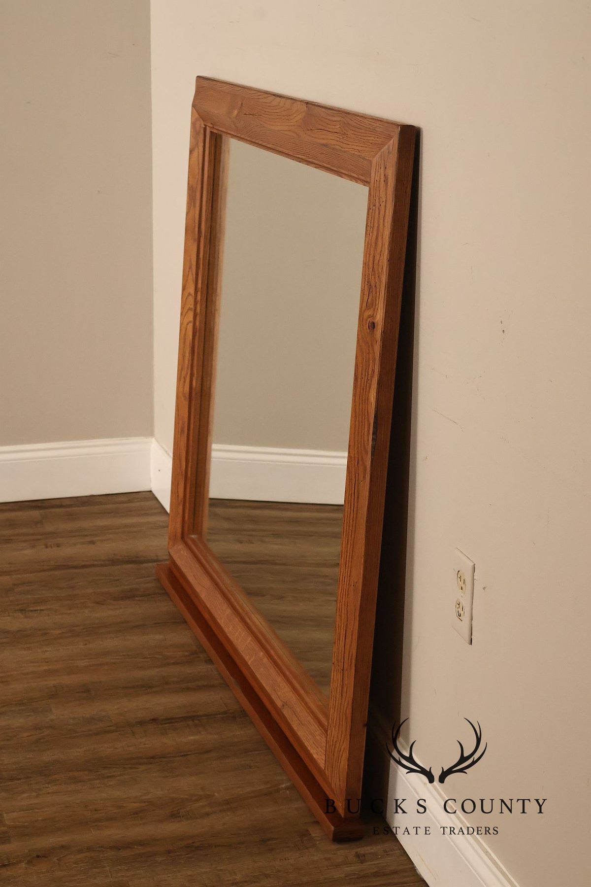 Broyhill Attic Heirlooms Rustic Oak Dresser Mirror
