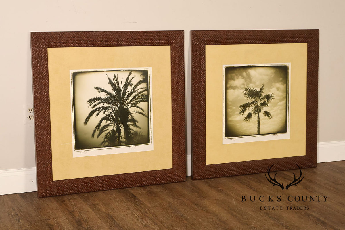 Michael Bryant Pair of Framed Photographs, 'Palm Study'